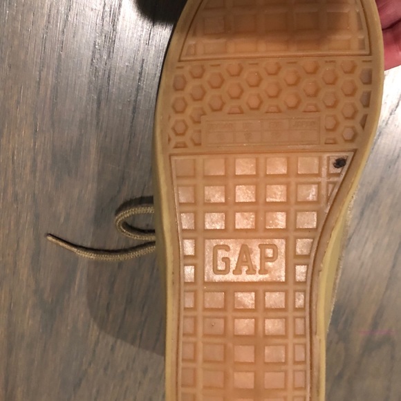 GAP Khaki suede hush puppy-like shoes, 13 - Picture 3 of 4